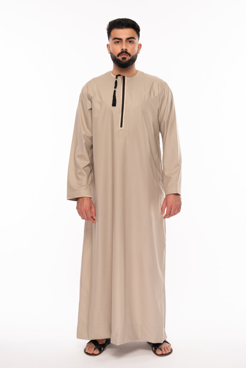 Beige Habeel Omani Thobe