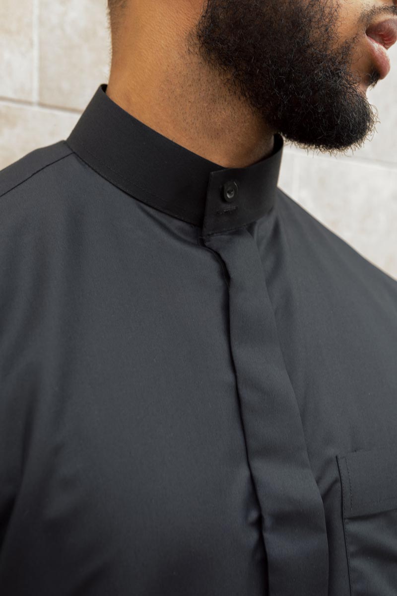 black jubba hideaway button