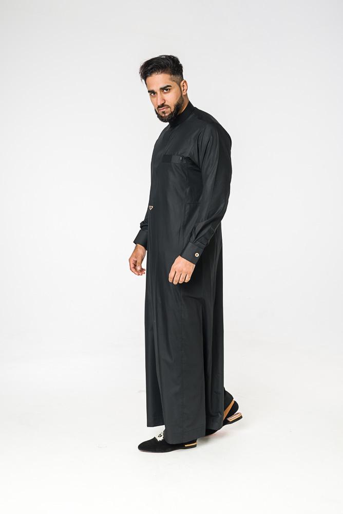 black luxury smart thobe