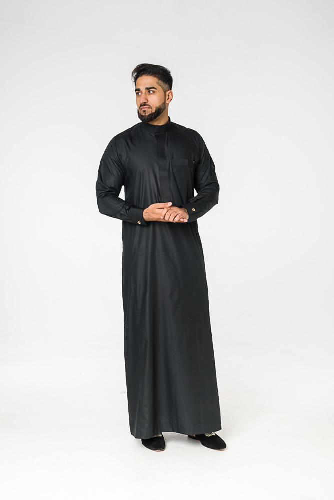 black luxury thobe