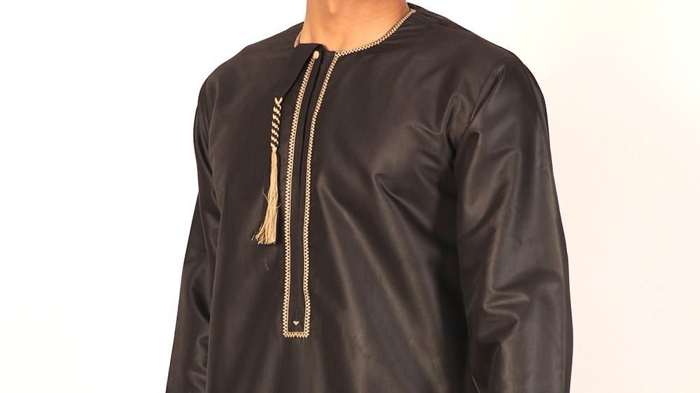 black mens jubba omani
