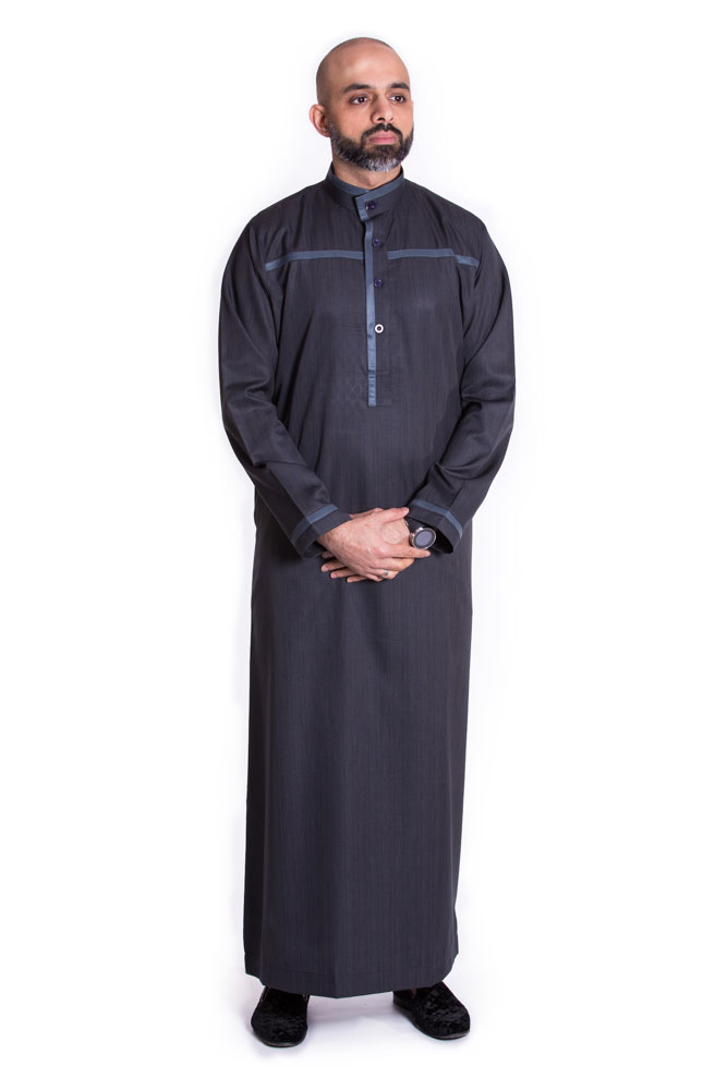 Black Elegant Stylish Islamic Jubba