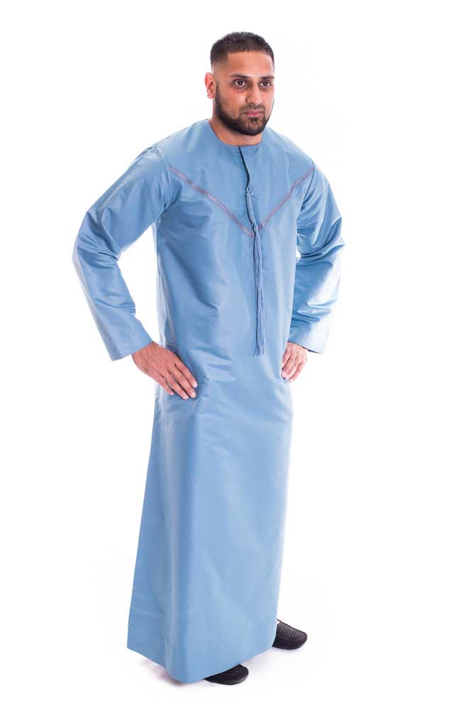 Light Blue Emirati Jubba