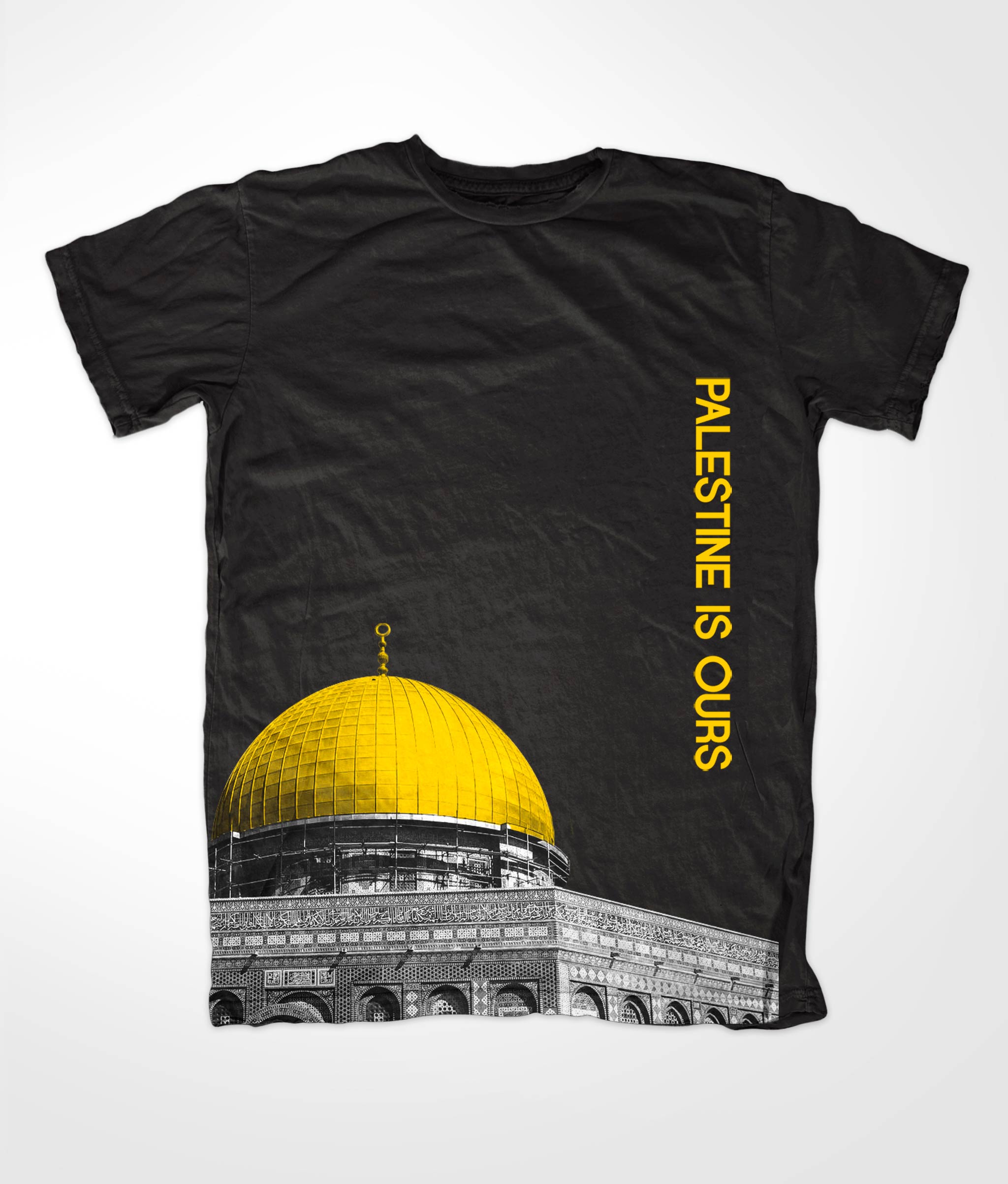 Dome of Rock Black Tees