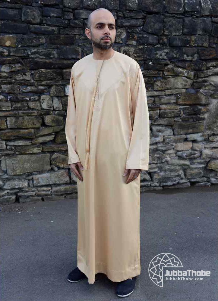 Emirat Golden Omani Muslim Thobe