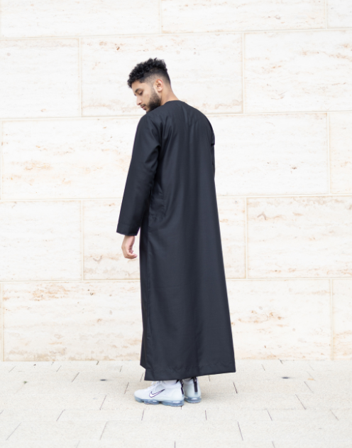 Emirati Black  jubba
