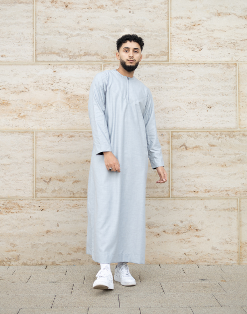 Emirati Light Grey jubba