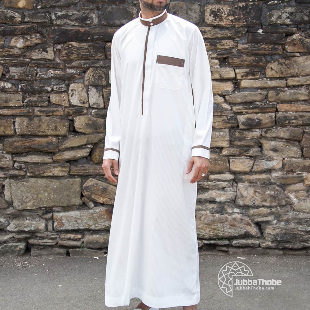 jubba mens thobe-jubbah white Omani