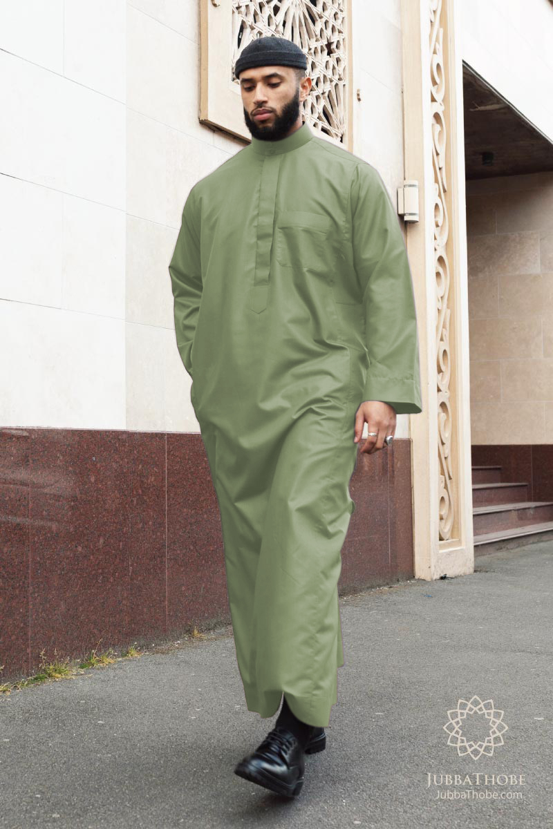 Men Saudi Jubba Thobe Kaftan Dubai Arab Islamic Muslim Robe Long Pants  2pcs/Sets | eBay