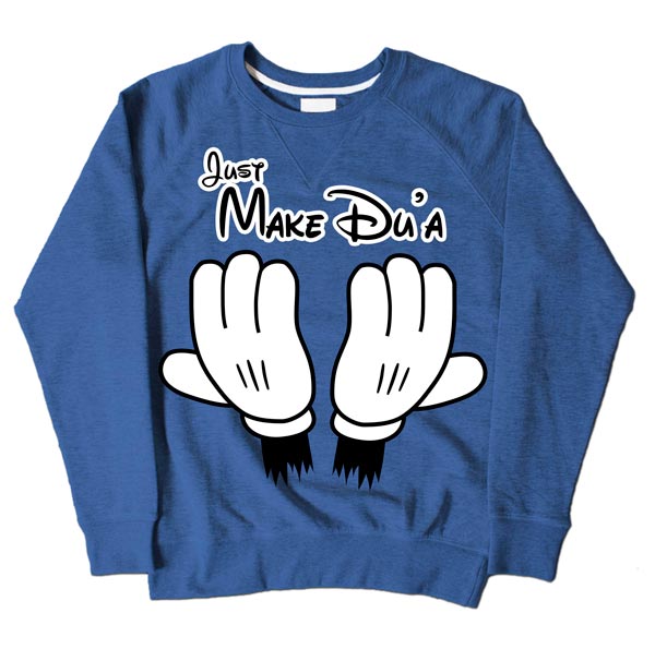 Make Dua Blue Sweatshirt