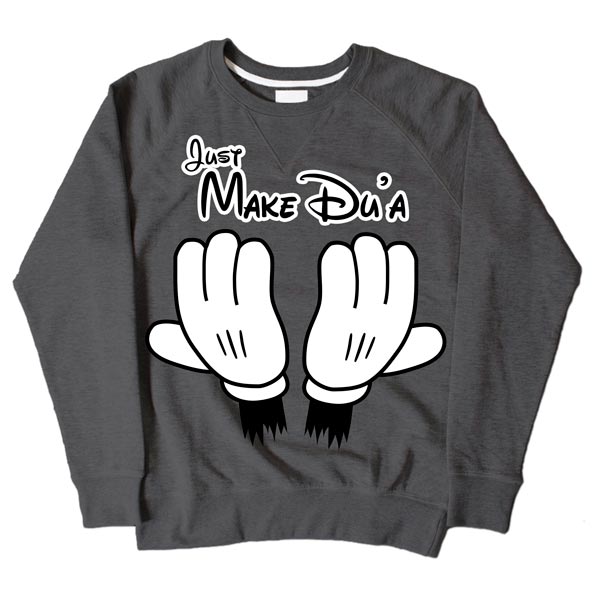 Make Dua Dark Grey Sweatshirt