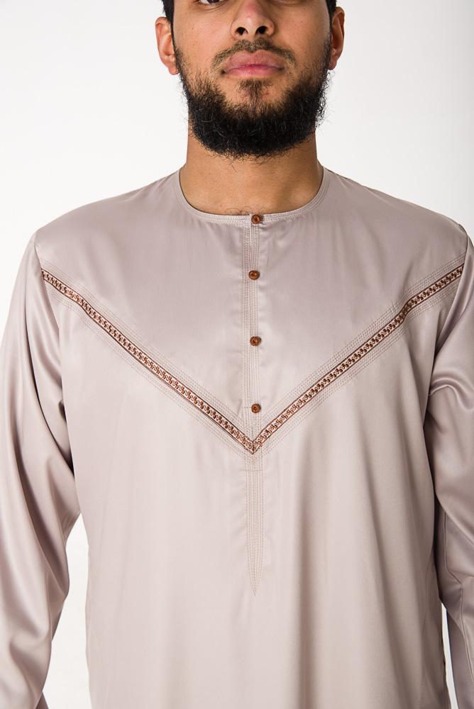 mocha color islamic mens clothing