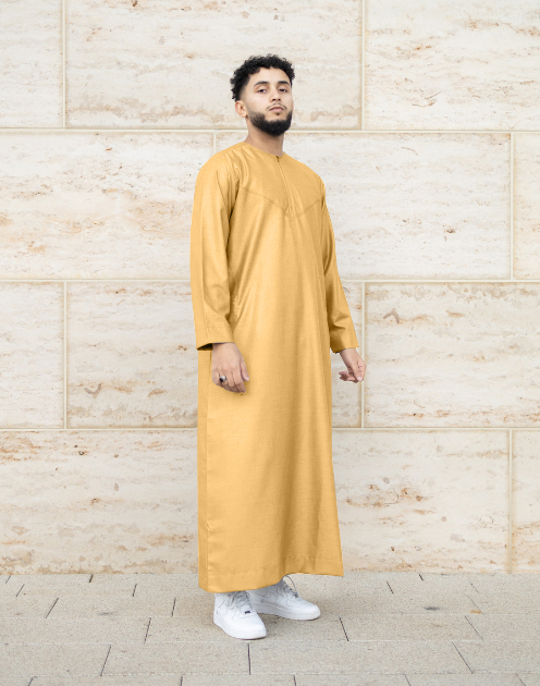 Mustard Emirati Thobe
