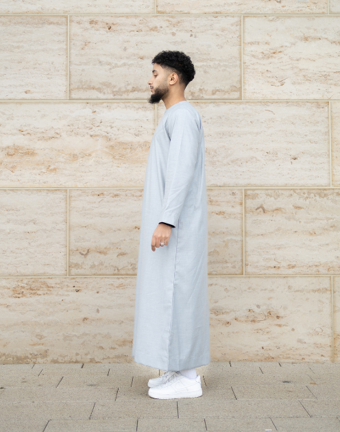 omani Light Grey Thobe