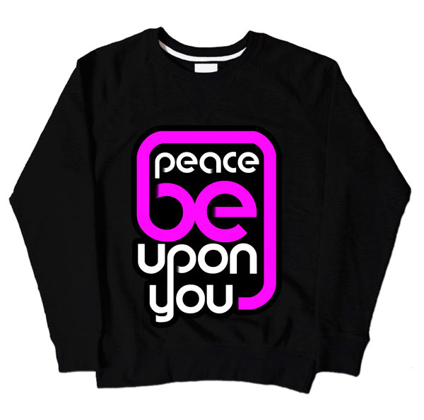 Peace Be Upon You Black Sweatshirt