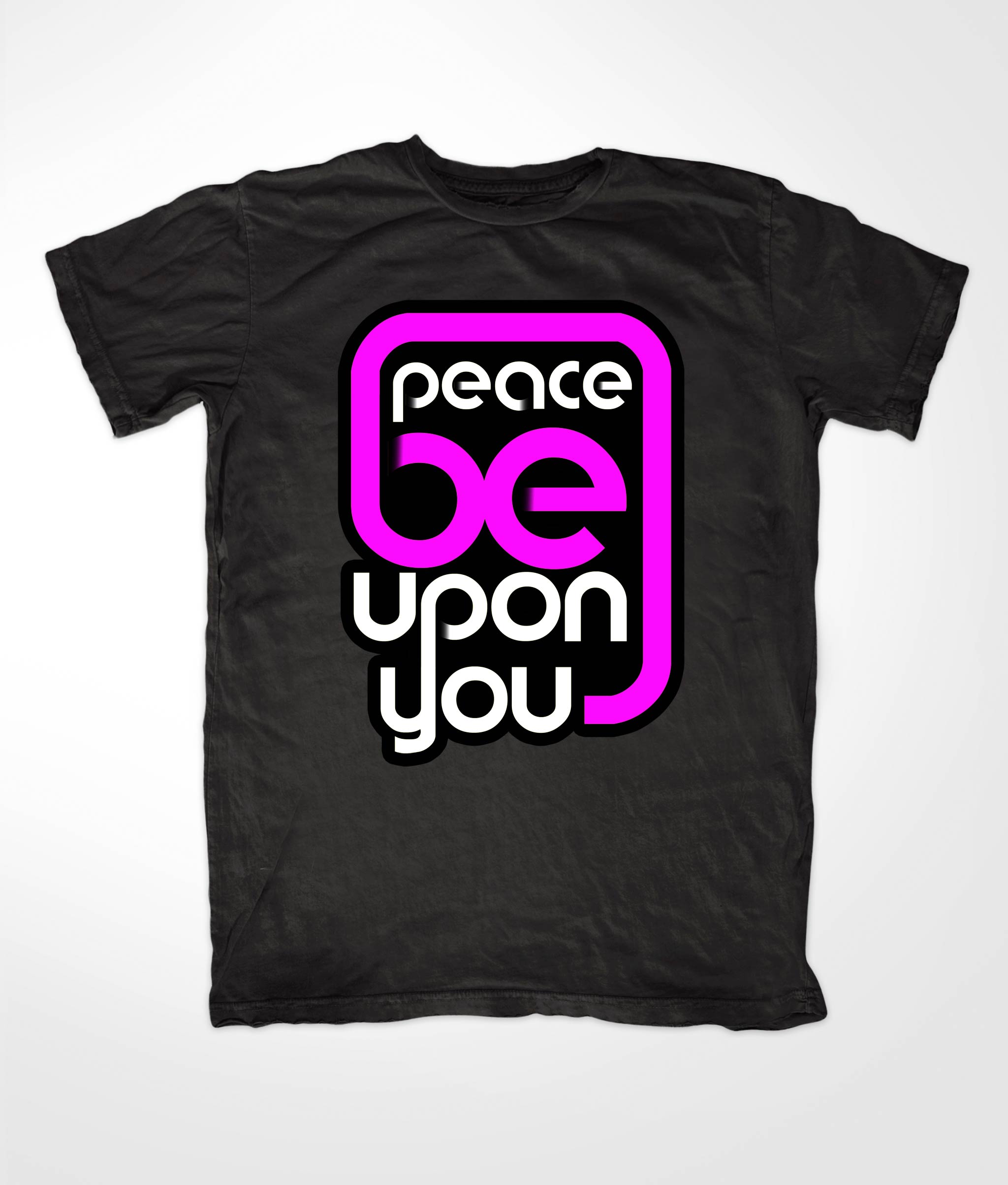 Peace Be Upon You Black T Shirt