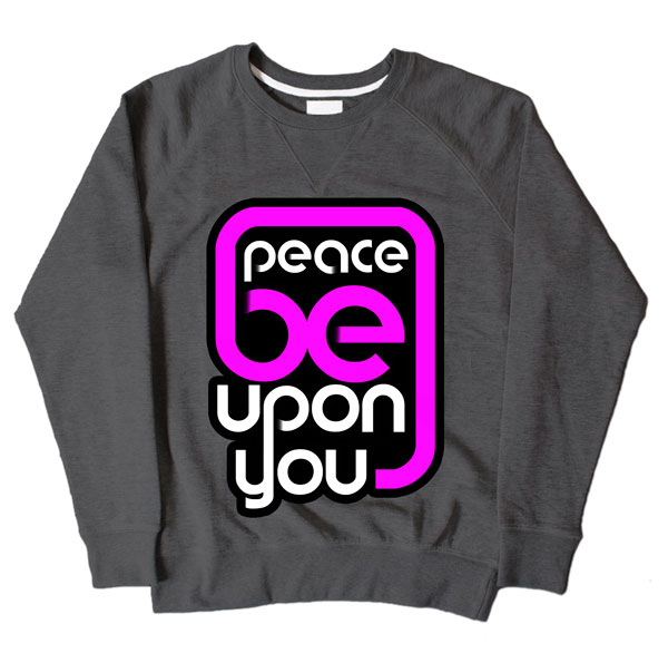 Peace Be Upon You Dark Grey Sweatshirt