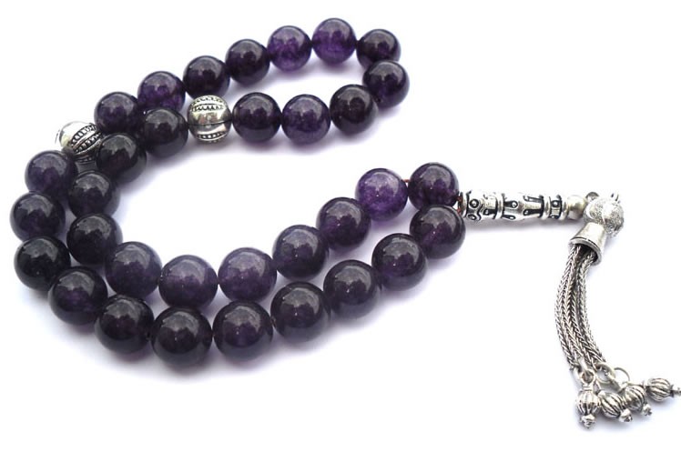 Purple Tasbeeh Prayer Beads