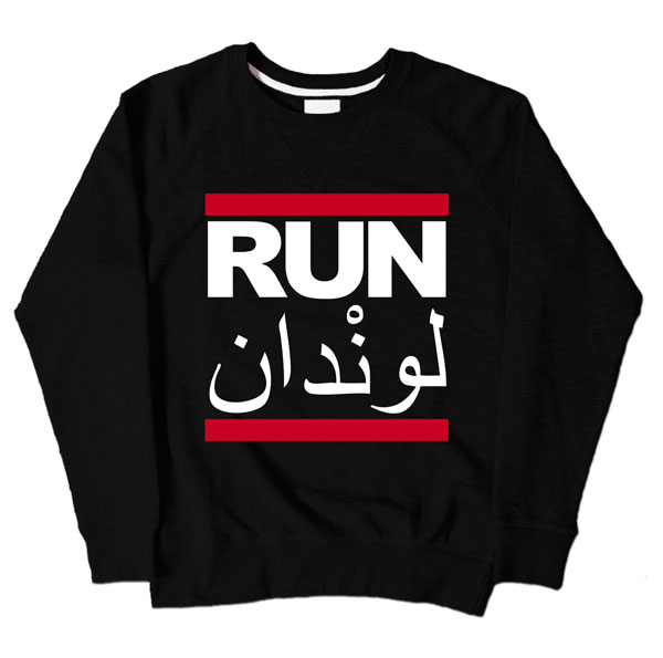 Run LDN Black Sweatshirt