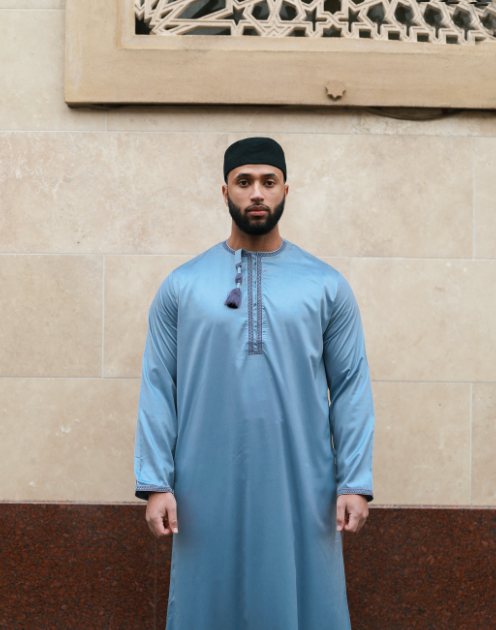 Sky Blue jubba with Tassel