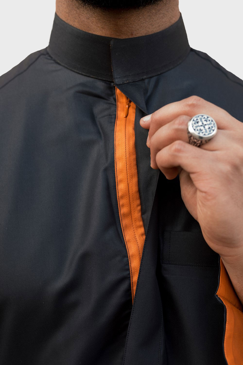 smart black jubba coller