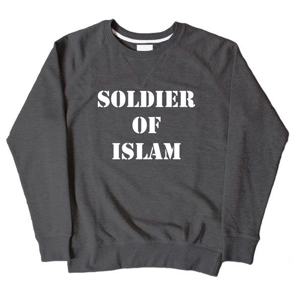 Soldier Of Islam Dark Grey Sweatshirt