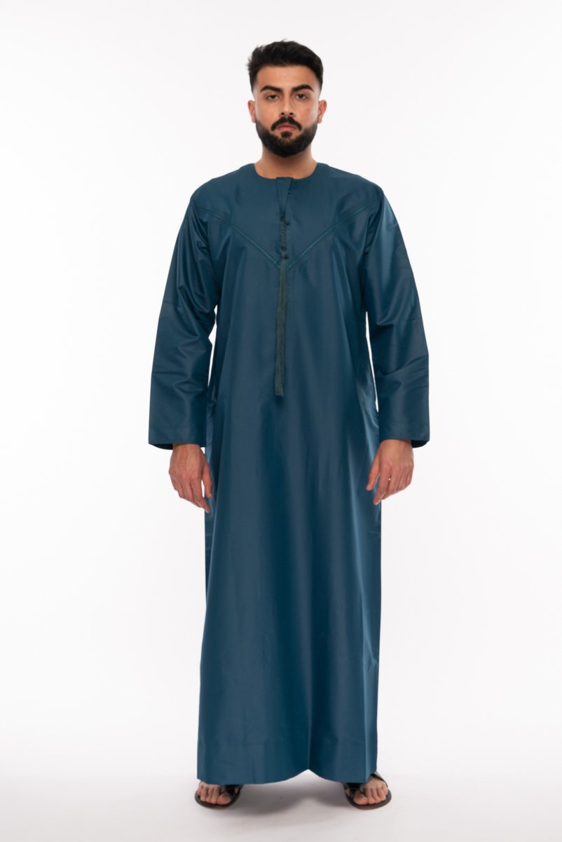Teal Emirati Style Thobe - £39.99