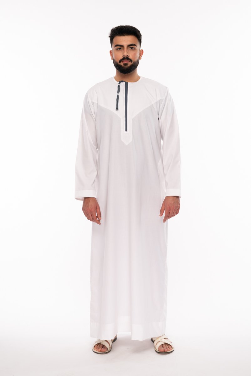 White Habeel Omani Thobe