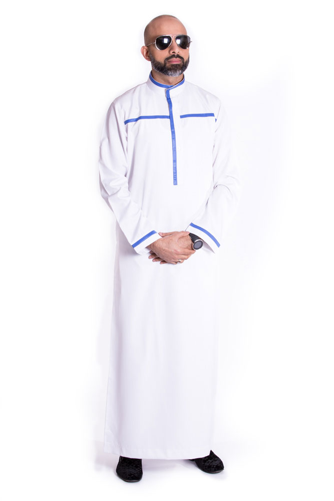 White Elegant Stylish Islamic Jubba
